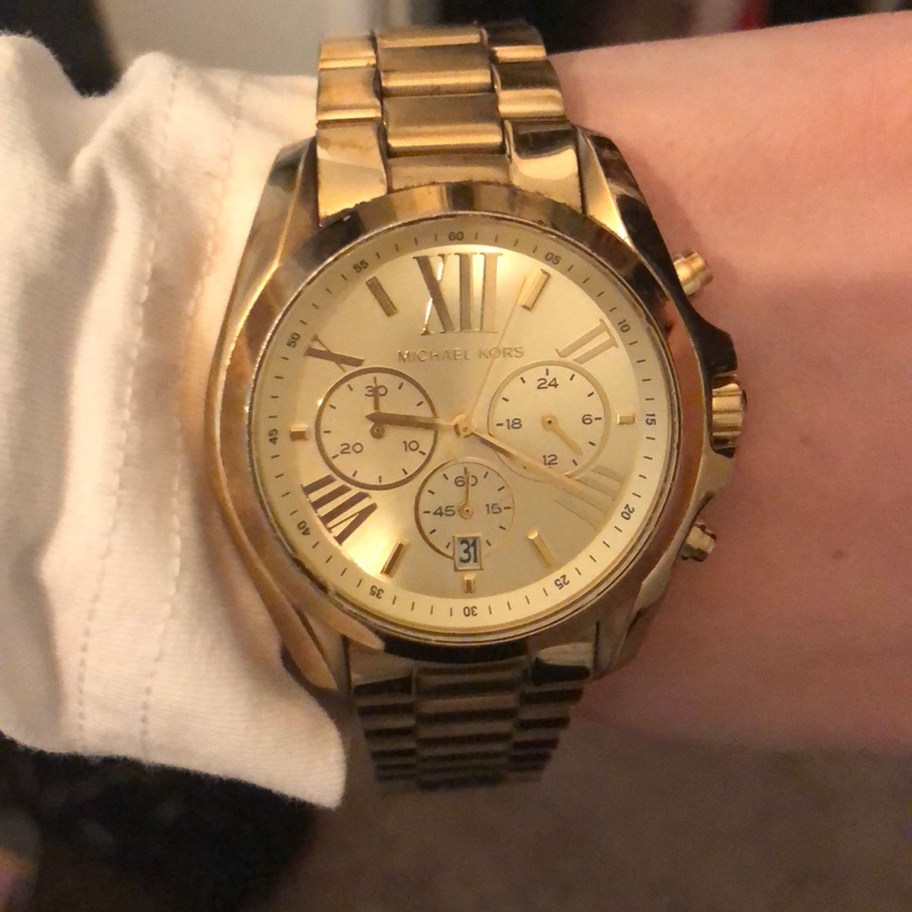 Gold Michael Kors watch